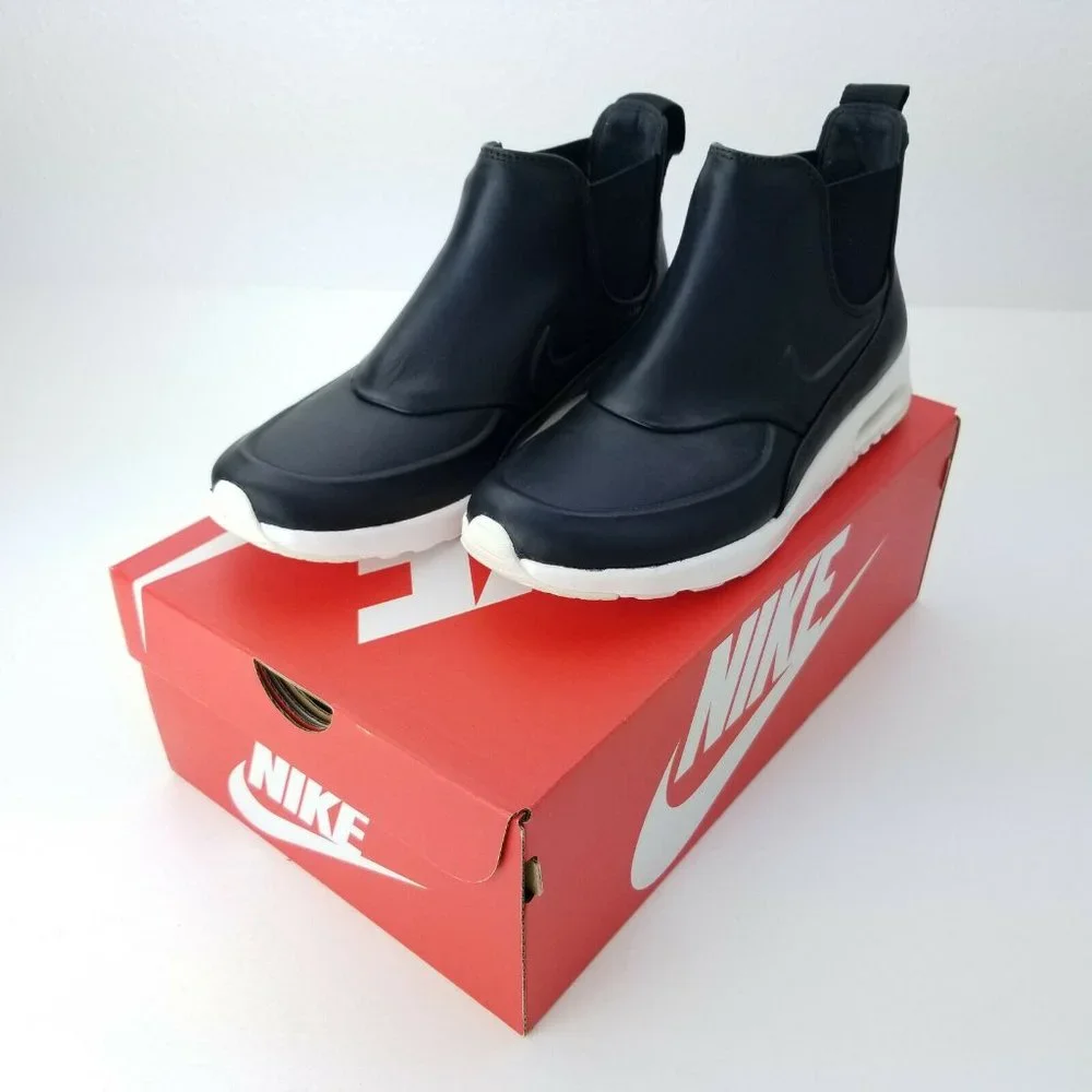 COPY - Nike Air Max Thea Mid Boot Black White 859550 001 Women's Size 5, 6.5